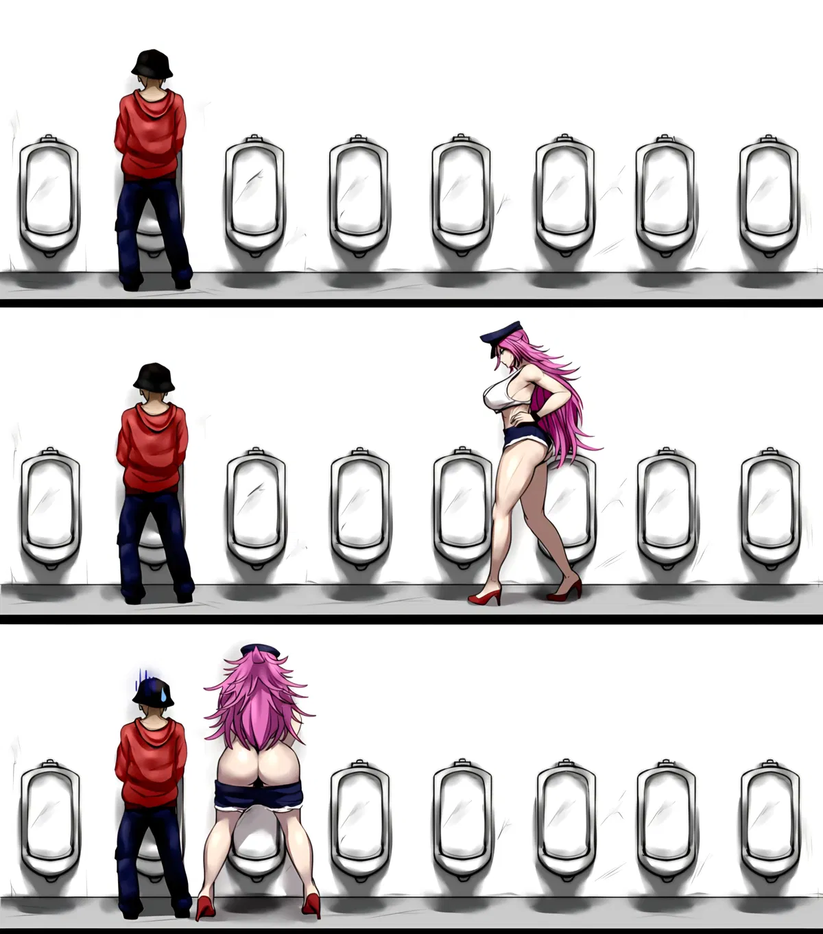 Avatar of Brooklyn - Futa woman uses the men's bathroom