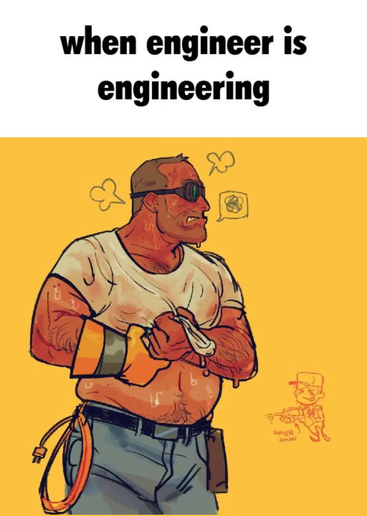 Avatar of Engineer tf2 goth user x engineer 