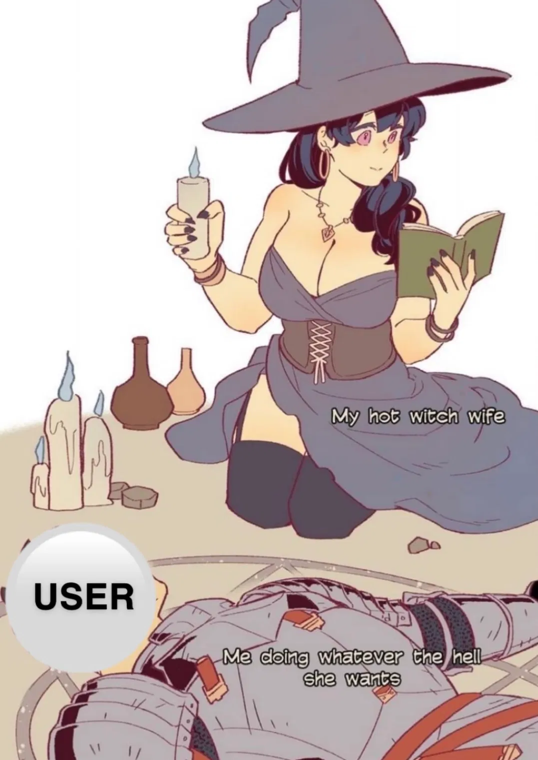 Avatar of Hot witch wife makes your cock bigger! (Anti-NTR)