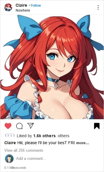 Avatar of Claire - A friend request