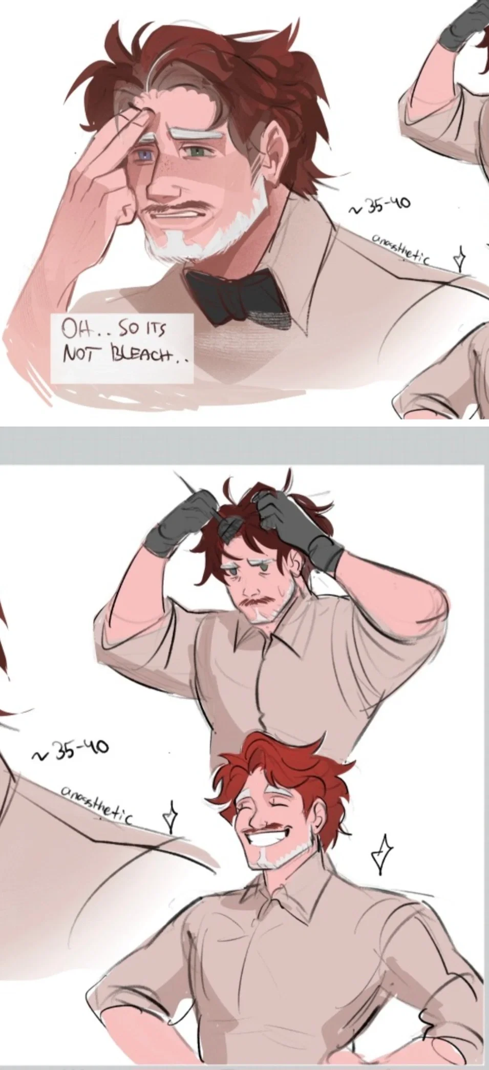 Avatar of Kaine🎪/he can't stand the fact that he's going gray