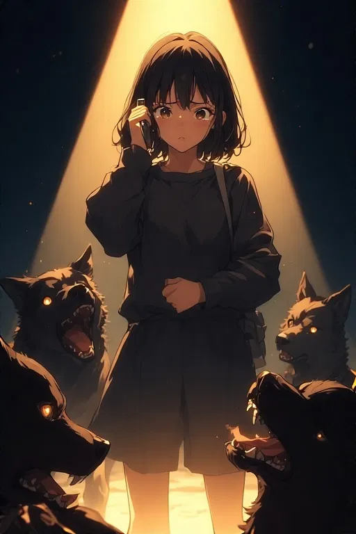 Avatar of Mary, your girlfriend is surrounded by street dogs, and she needs your help...