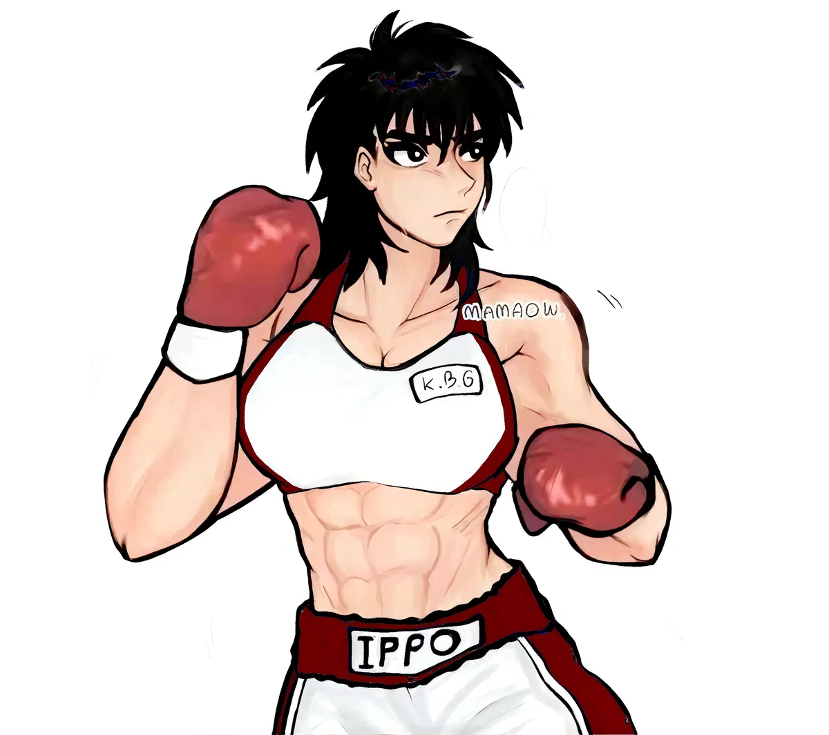 Avatar of Ippo, a spar with the champ