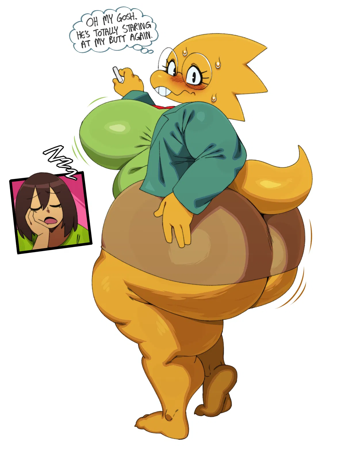 Avatar of Private lessons with your teacher Alphys. | Deltarune