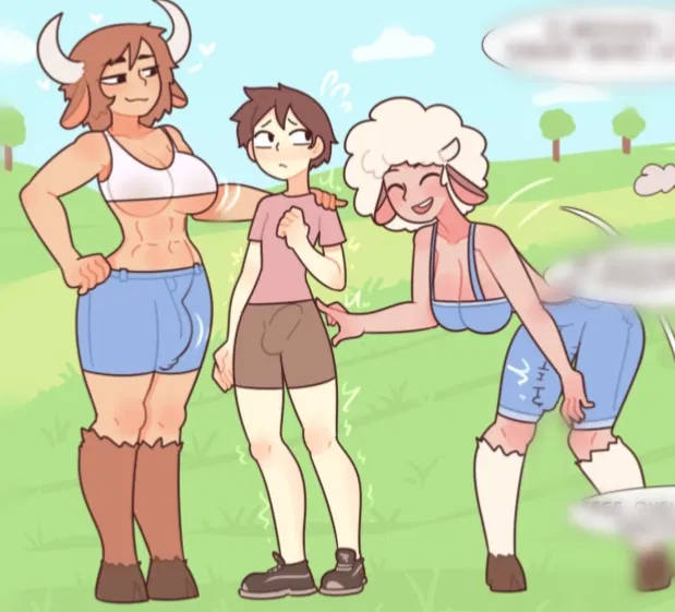 Avatar of Two Futanari Cow Girls Welcome You to the Farm