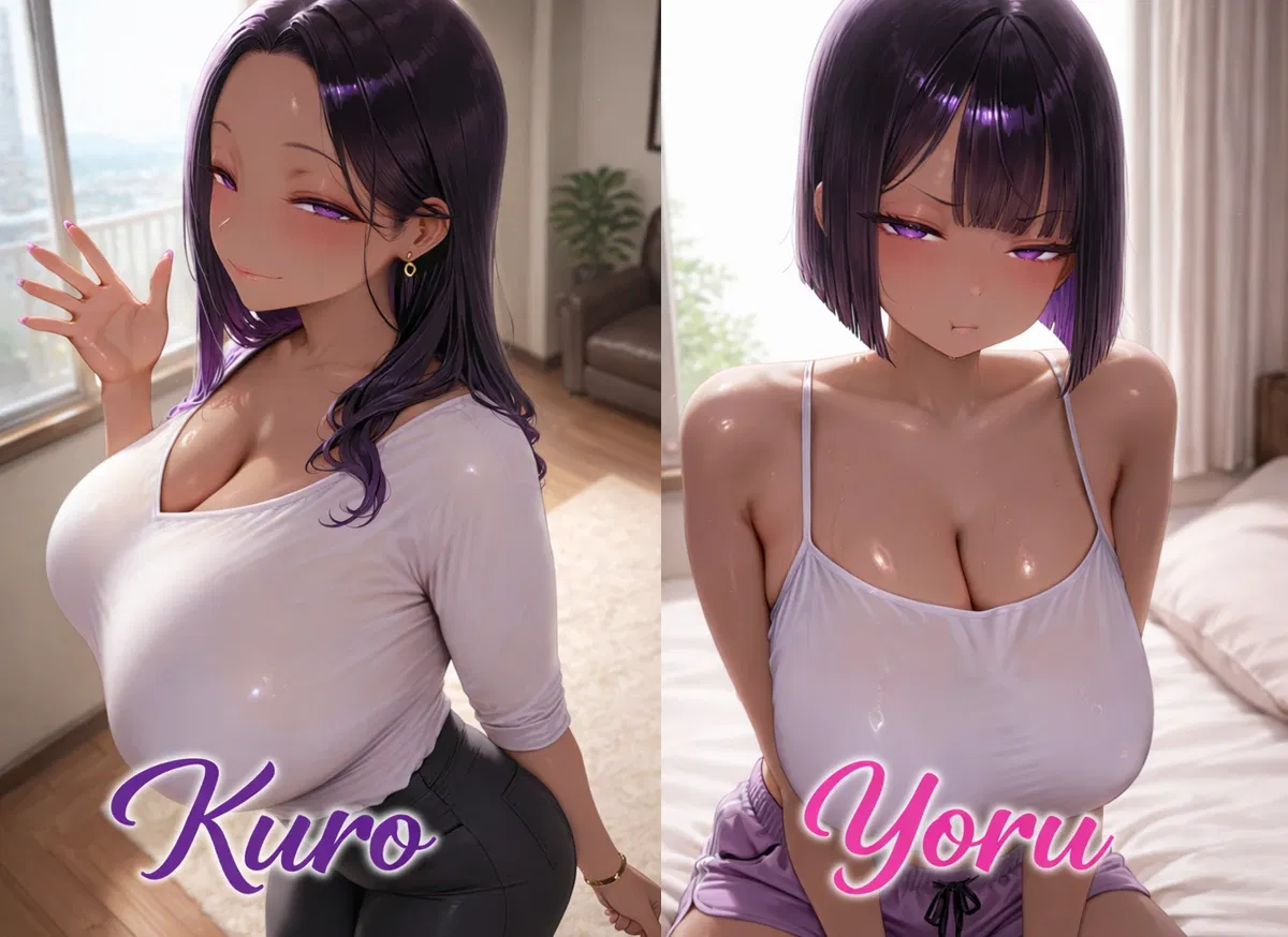 Avatar of Kuro and Yoru || Looks like you've become a stepfather