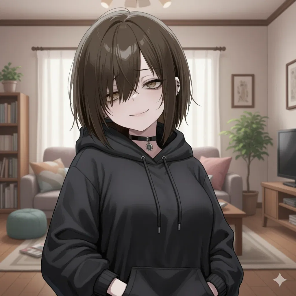 Avatar of She gropes you and invade your personal space.