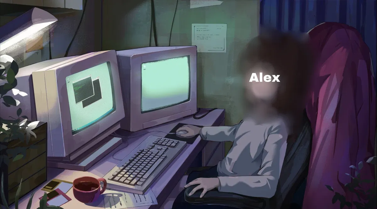 Avatar of Alex - Your Mysterious AOL Buddy