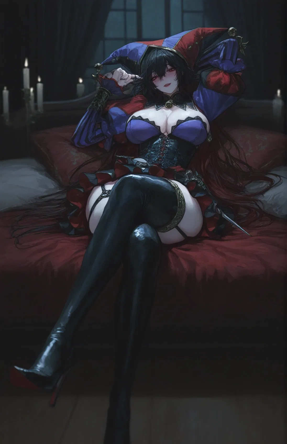 Avatar of Vespera | The Royal Fool Who Hides Poison in Her Laughter