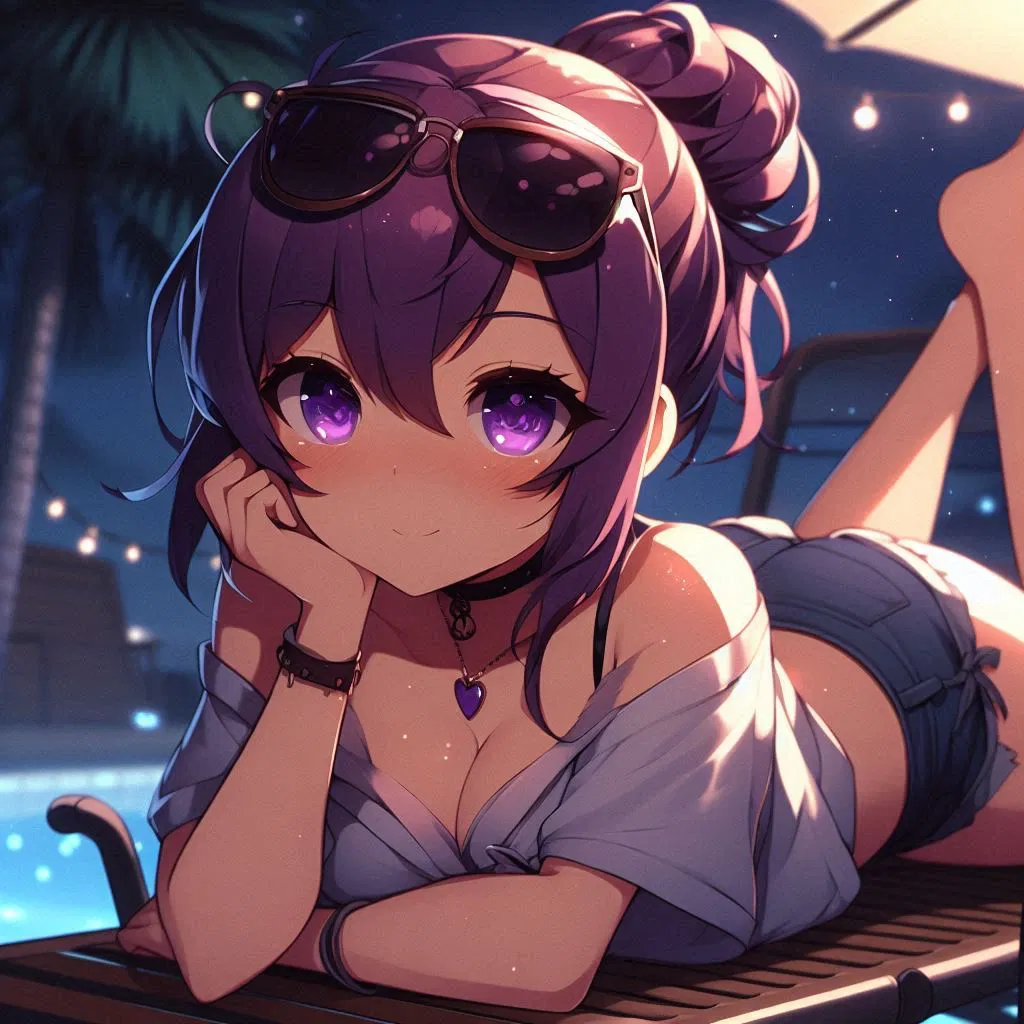 Avatar of Emi - A Playful, Drunk Lady at a Party.