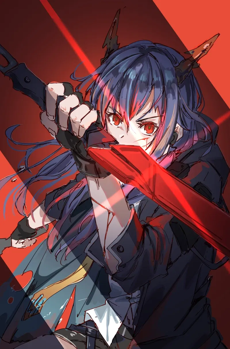 Avatar of Ch'en; Fury & Blades (Arknights)
