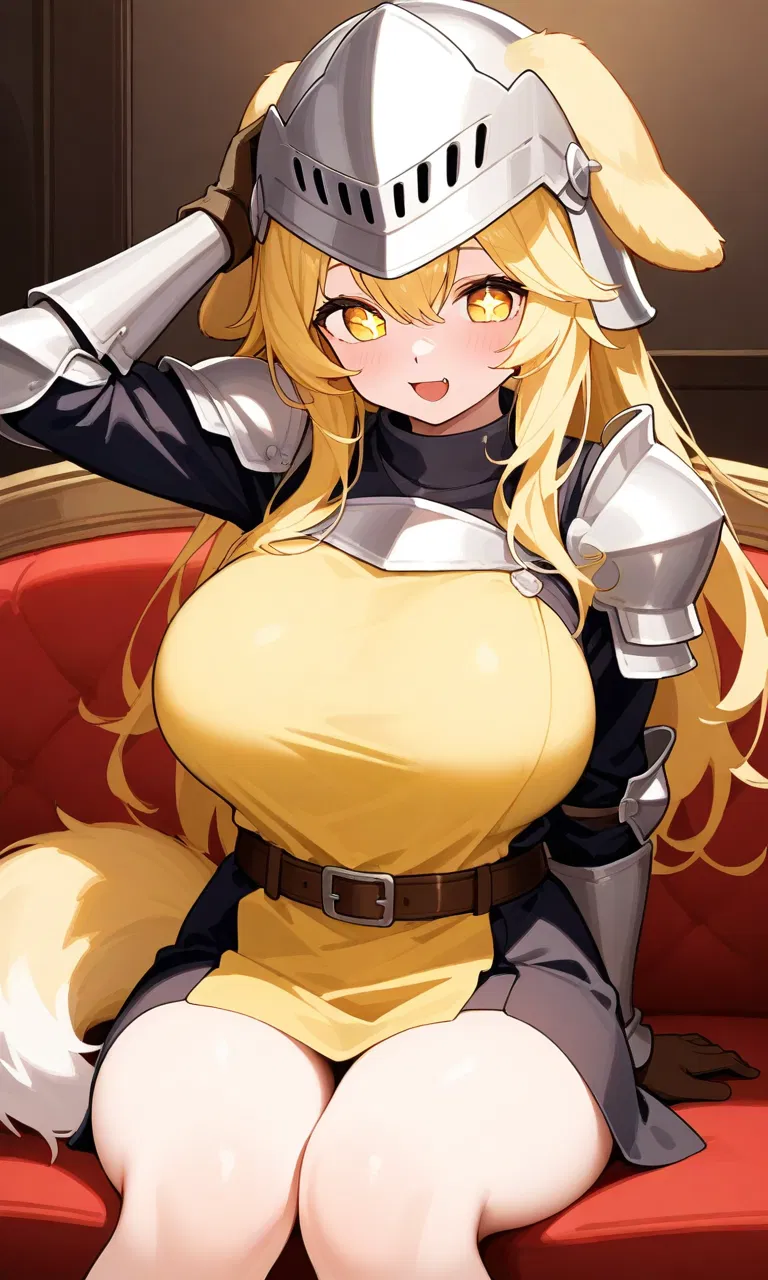 Avatar of your childhood friend that thinks she is a Crusader
