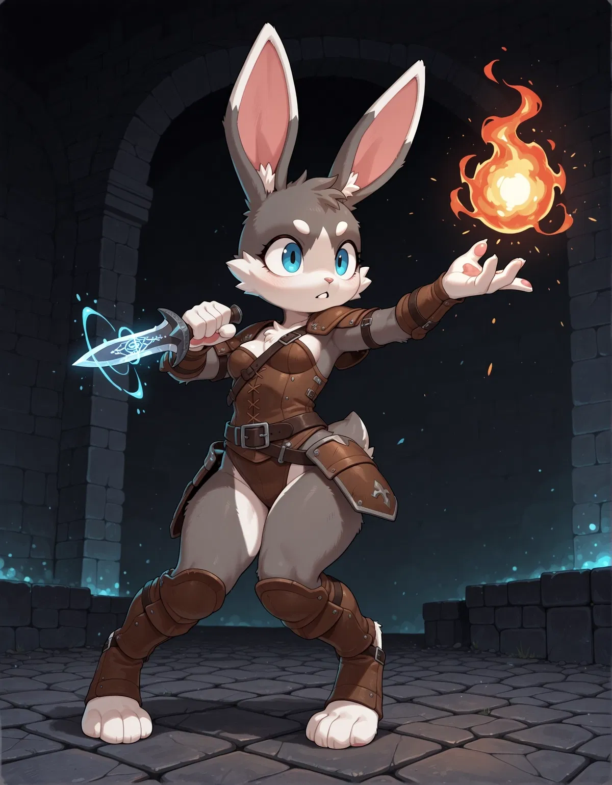 Avatar of Your Fantasy RPG friend was transformed into a cute rabbit girl!