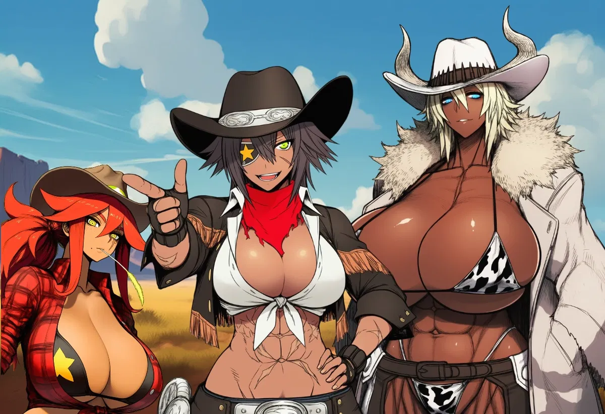 Avatar of Beast Breaking Cowgirls: Trio Of Trouble