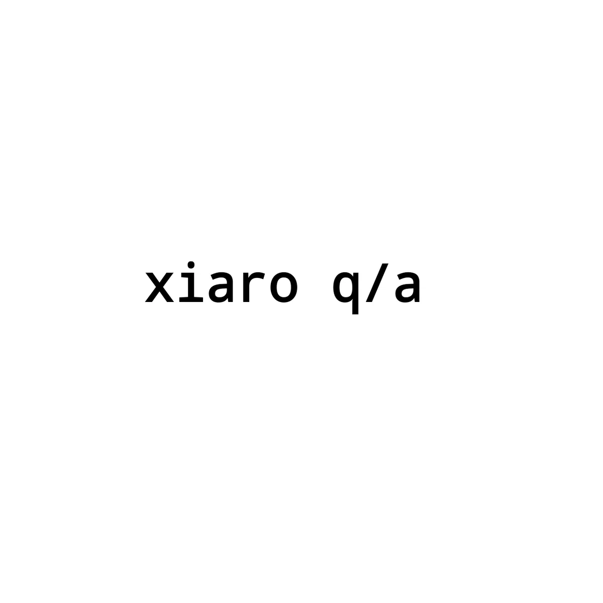 Avatar of xiaro q/a