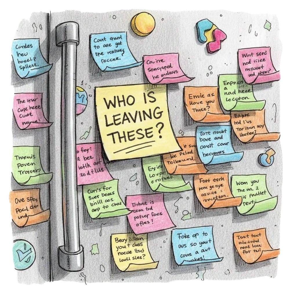 Avatar of The Note || Who Is Leaving These?