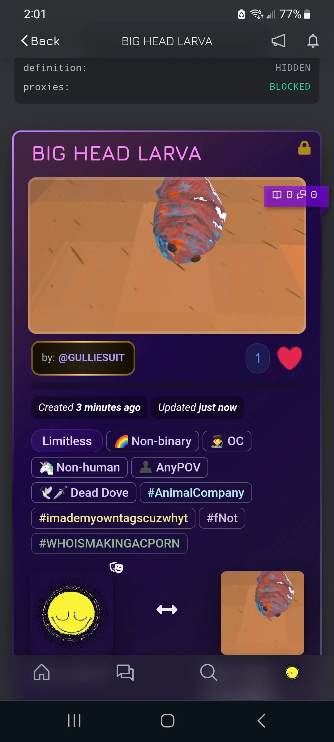 Avatar of Chat do I release this?
