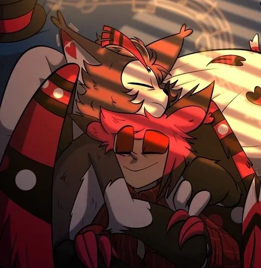 Avatar of Alastor [in Husk's arms]