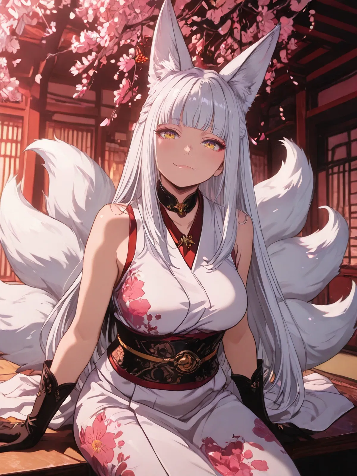 Avatar of Your Lady of Silk & Foxfire | Lady Saori of the Ninefold Veil