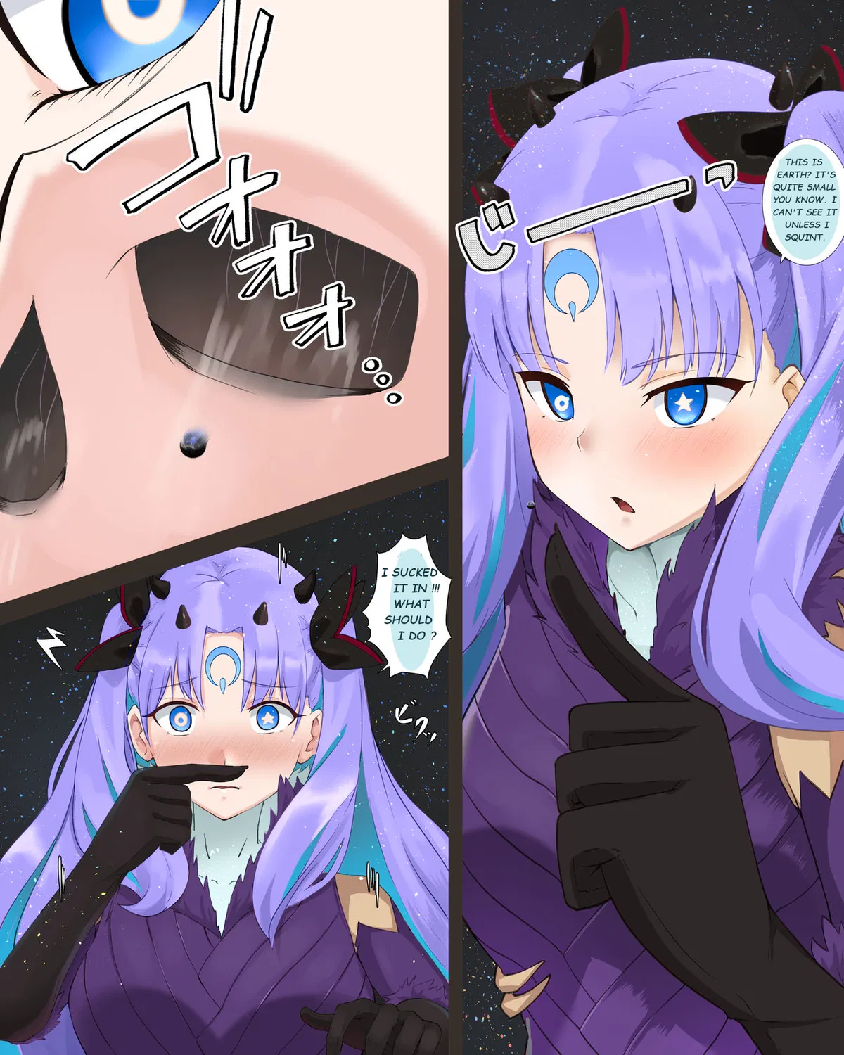 Avatar of Astarte Origin (FGO) (space Ishtar) (giantess)