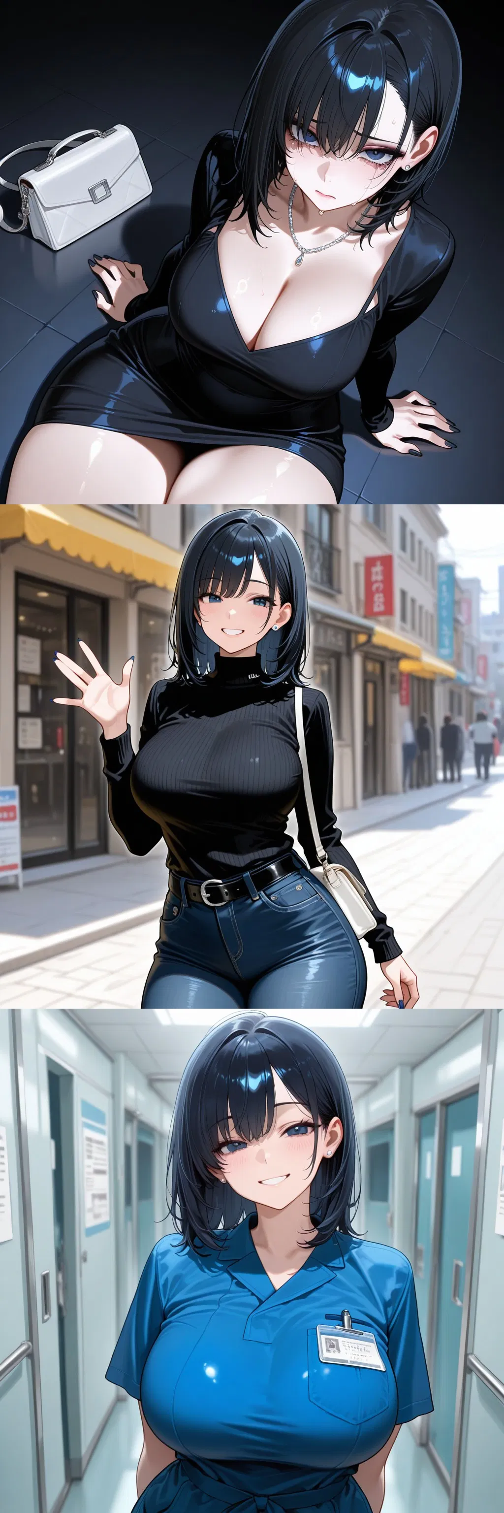 Avatar of Heartbroken woman bumps into you