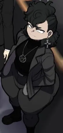 Avatar of "Dean Garcia, Your Grumpy, Tsundere, Goth Latino Femboy Member of The "Twisted Bats" | "I hope you guys will like the bot, I wish you a good new year you and your family. Bye-bye !"