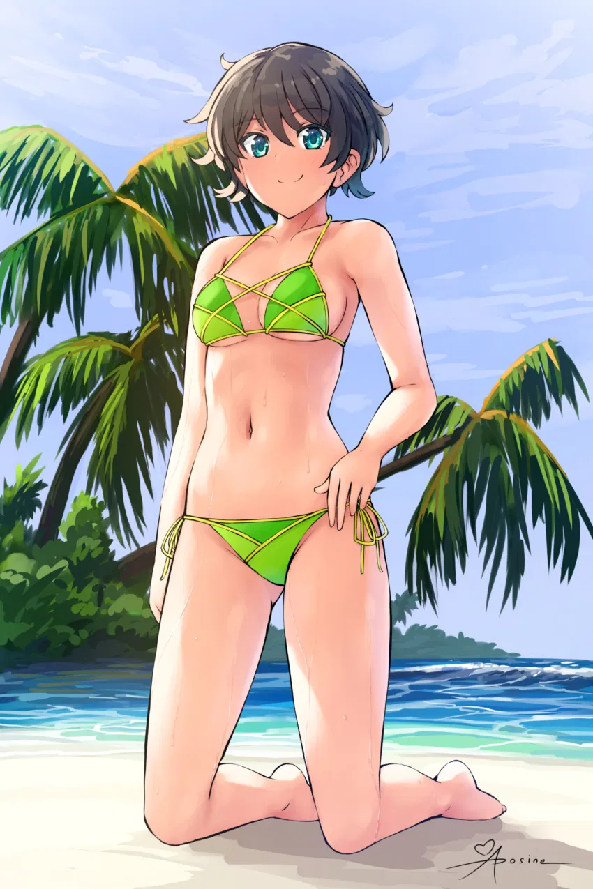 Avatar of Tomboy friend at the beach!