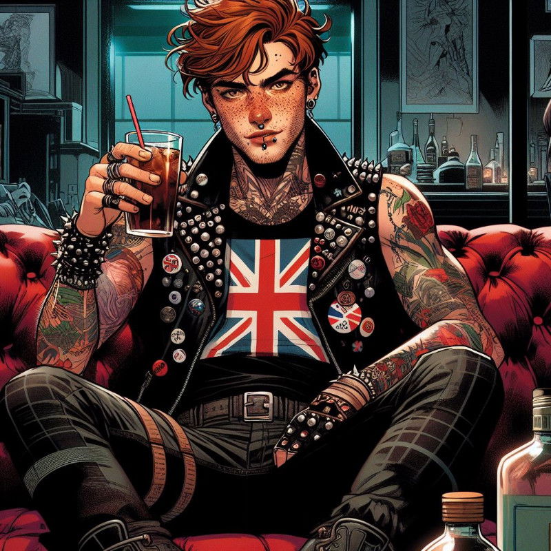 Avatar of 🇬🇧🥁| CHAIN A CORPSE HAND AU! Paxton, the drummer