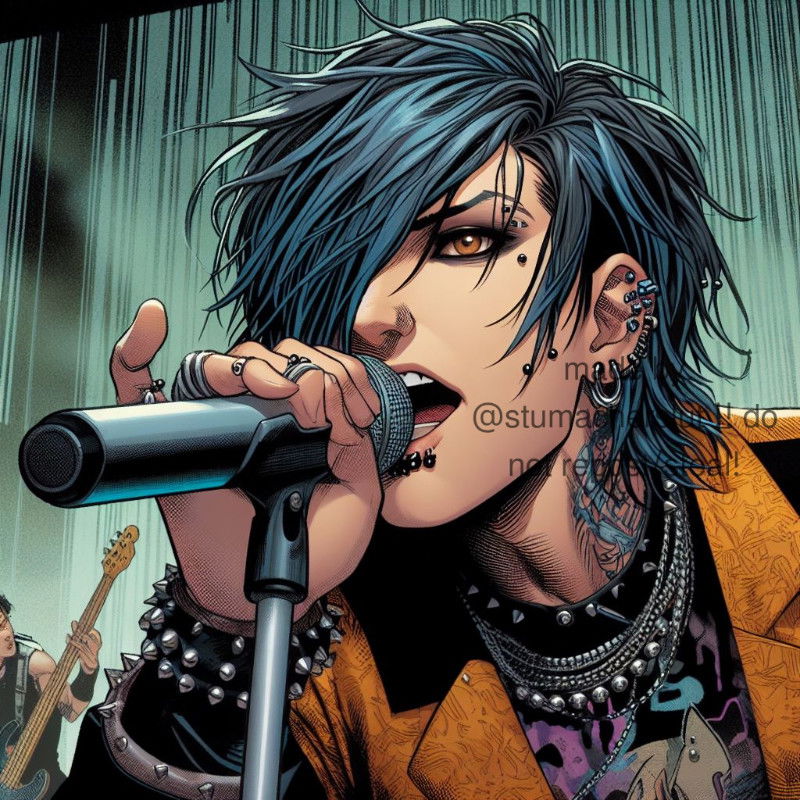Avatar of 🫀🎤| CHAIN A CORPSE HAND AU! Vinny, the vocalist
