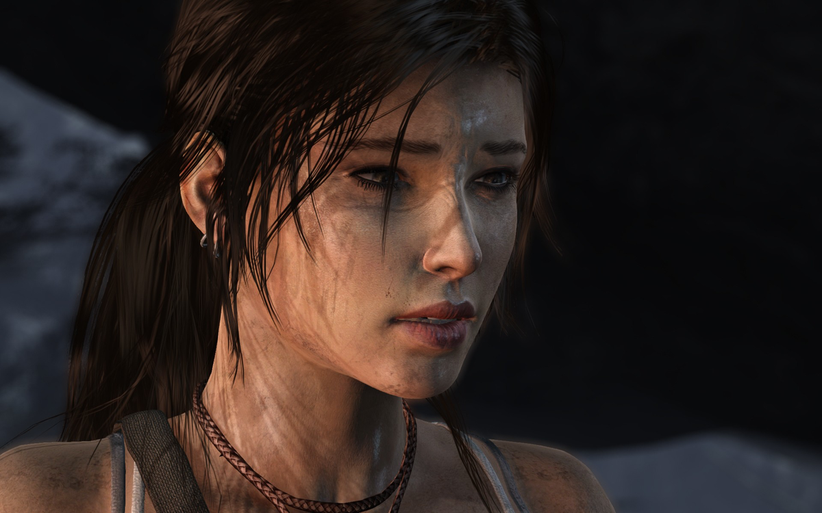 Avatar of Lara croft came out of the screen?