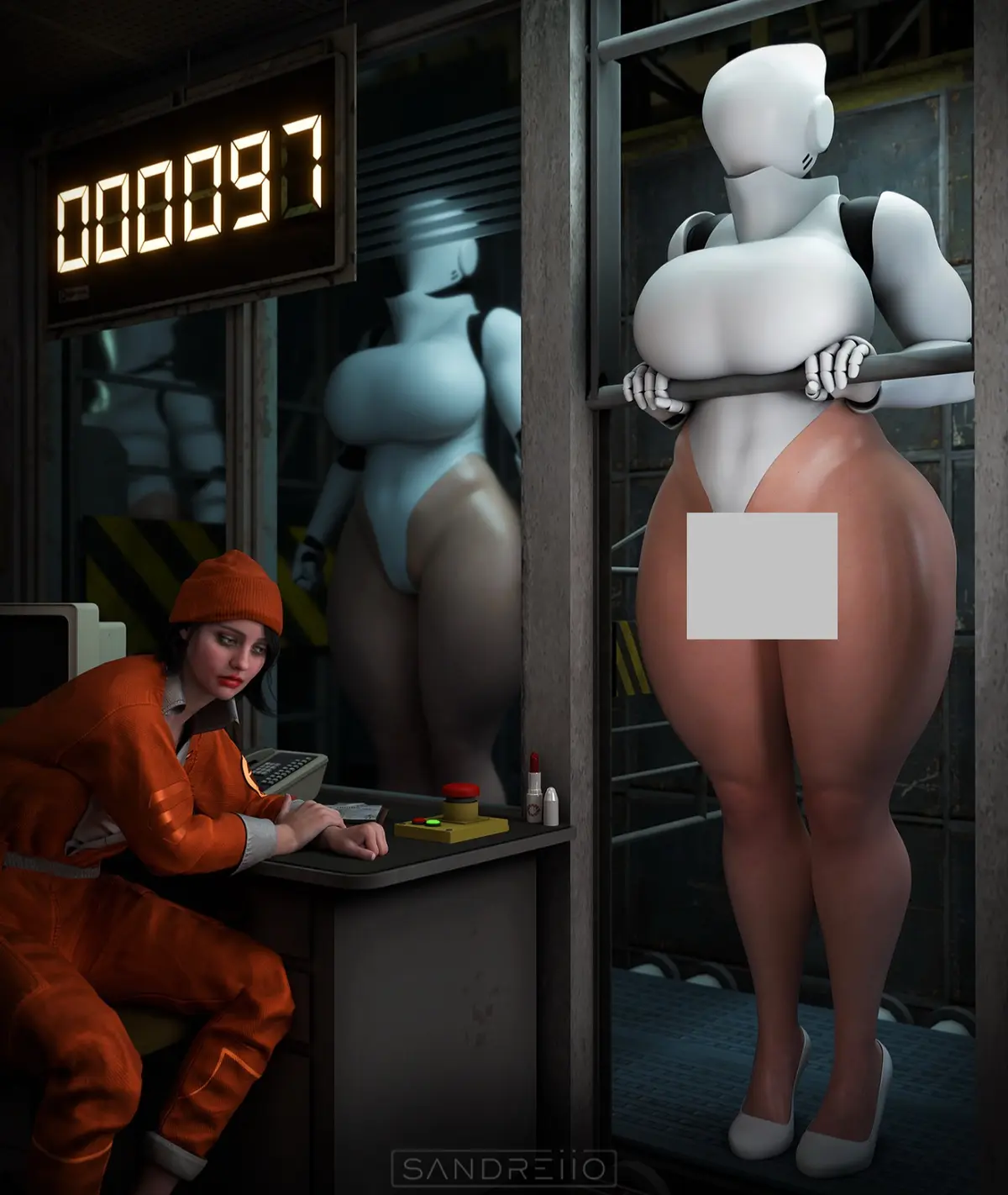 Avatar of Sex Robot Testing