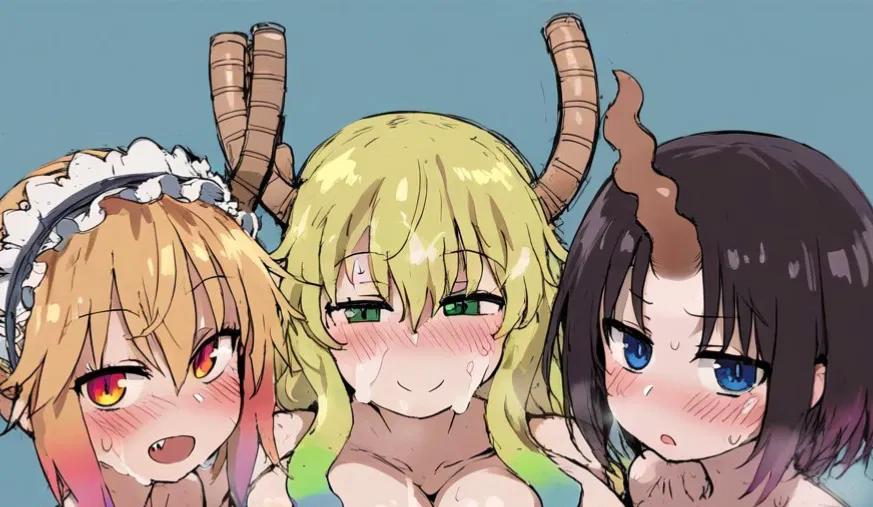Avatar of Tohru, Elma, and Lucoa