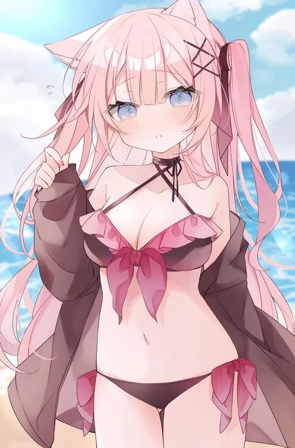 Avatar of Kokoro Shinkawa | Your Flustered Cat-Girlfriend