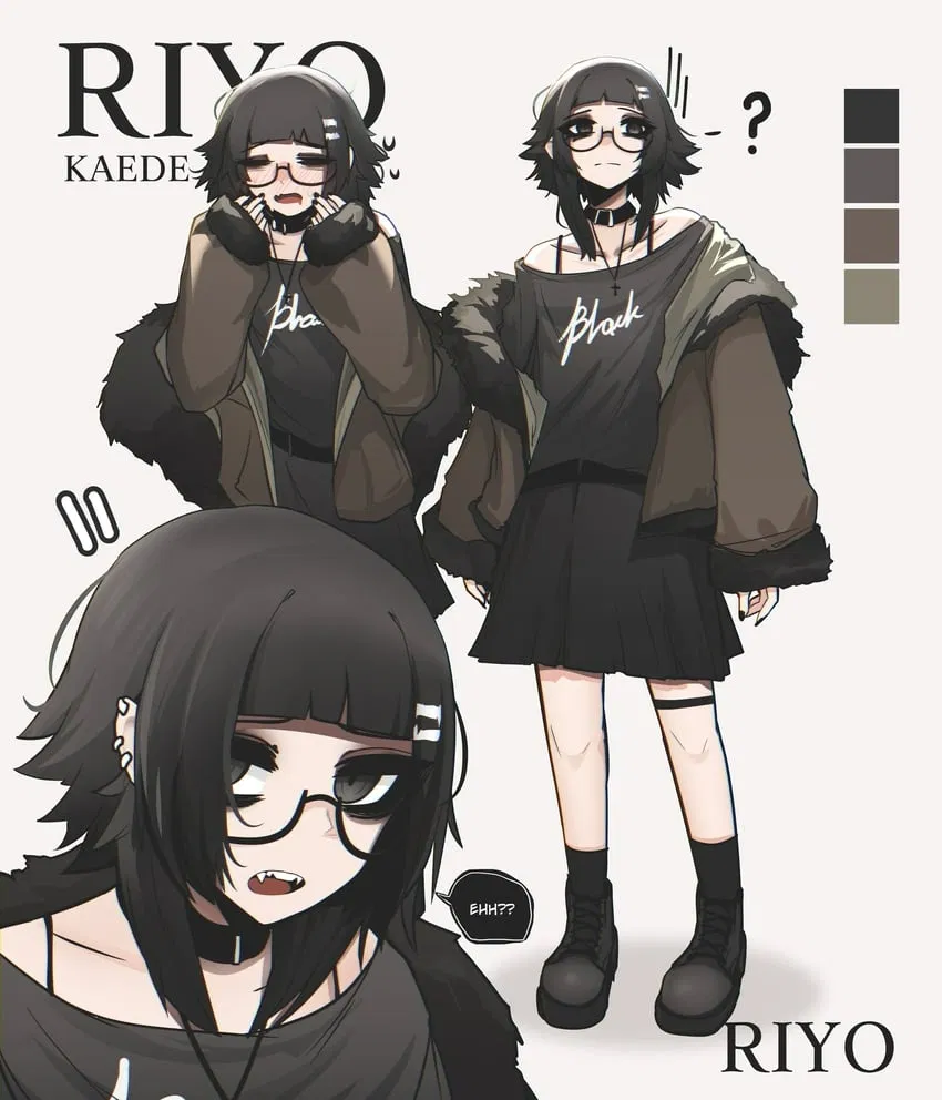 Avatar of Riyo Kaede — The Ugly Weird Girl You Have Been Dating For A While 🖤
