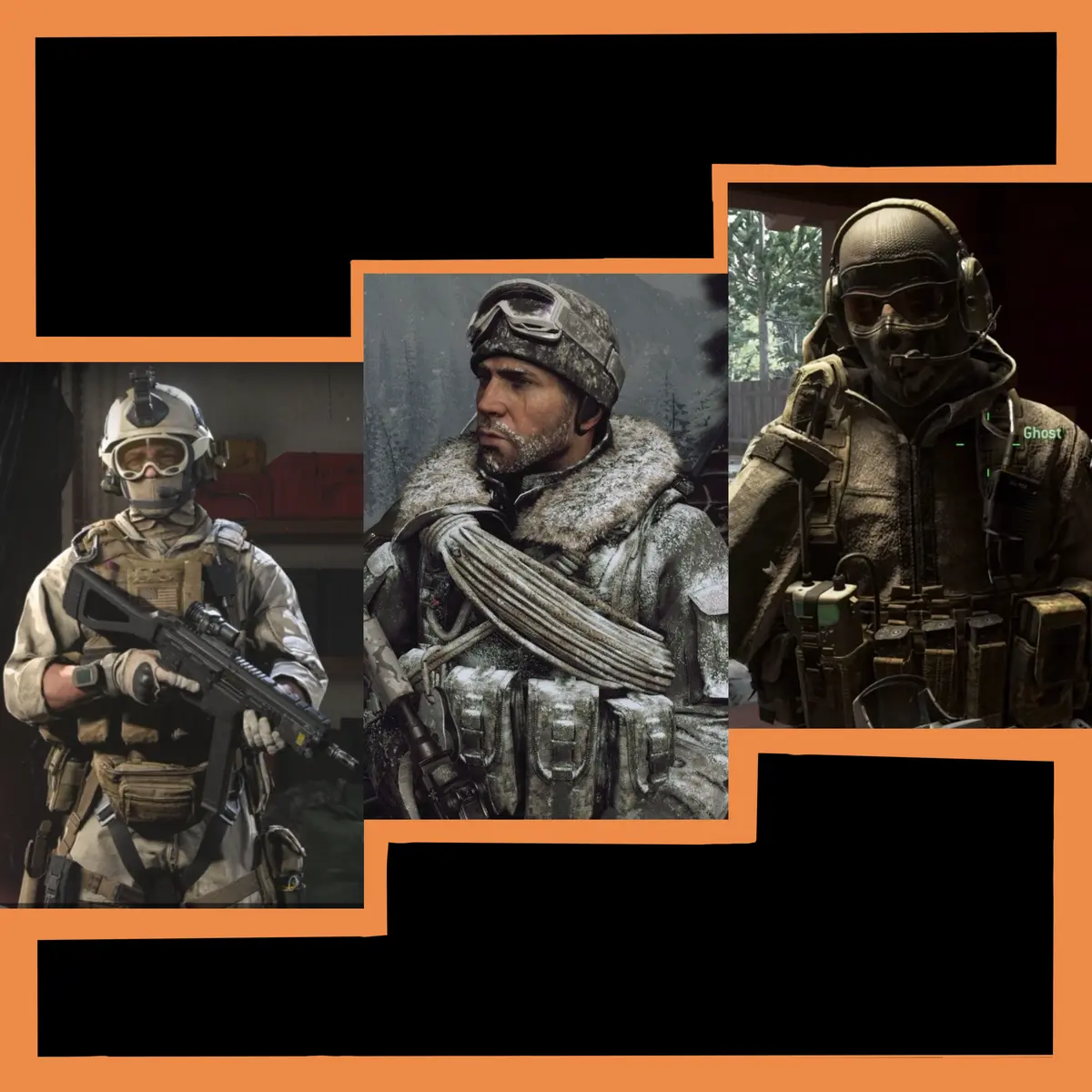 Avatar of John “Soap” MacTavish, Simon “Ghost” Riley, & Gary “Roach” Sanderson