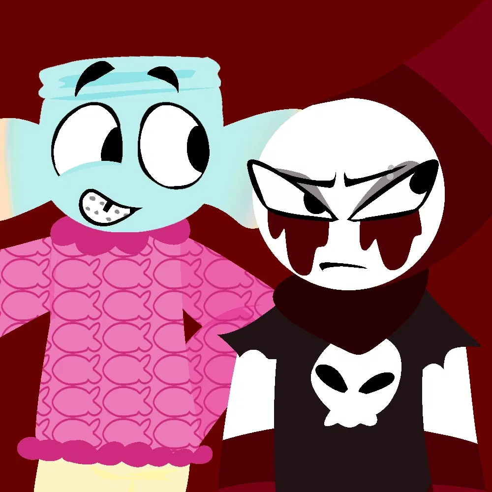 Avatar of Shrimpo and Finn! Myos (Prismic pal and dark spikes)