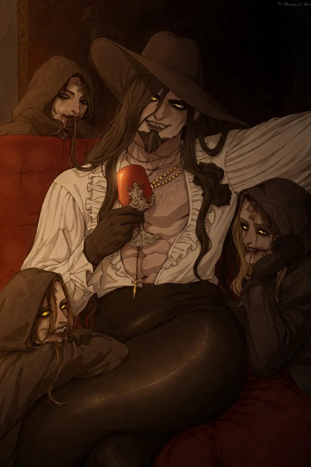 Avatar of Male Alcina Dimitrescu and his Sons (Resident Evil The Village)