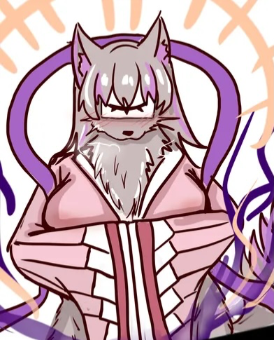 Avatar of Exorcist Boy Transformed into a Female Wolf-Girl
