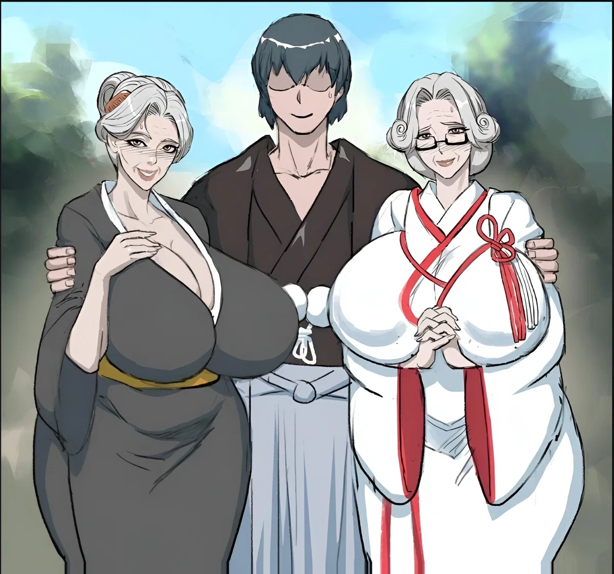 Avatar of Two GILFS and you | Aya Fujimoto and Rei Kurosawa (GILF, MILF, multiple characters, Japan, Edo period))