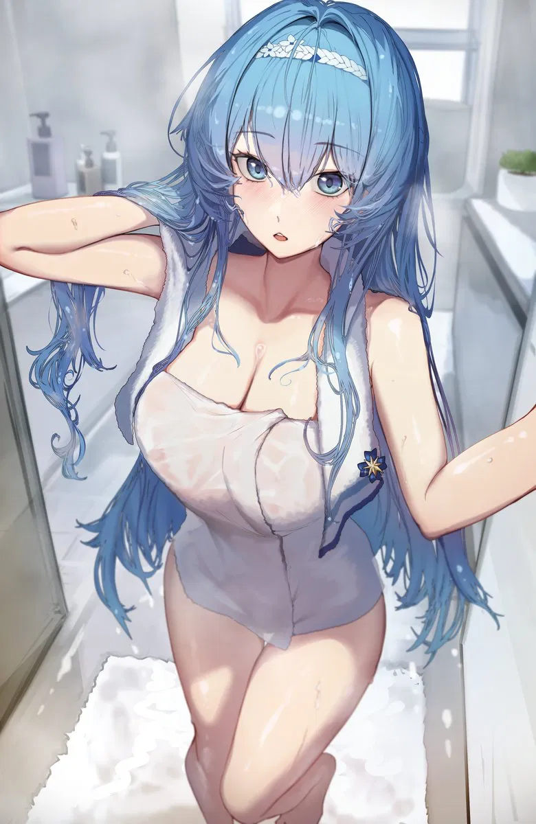 Avatar of Helm - Post shower moment (Nikke)