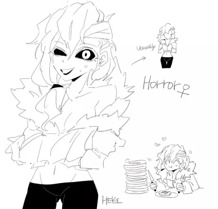 Avatar of Female Horrortale Sans - In surface.