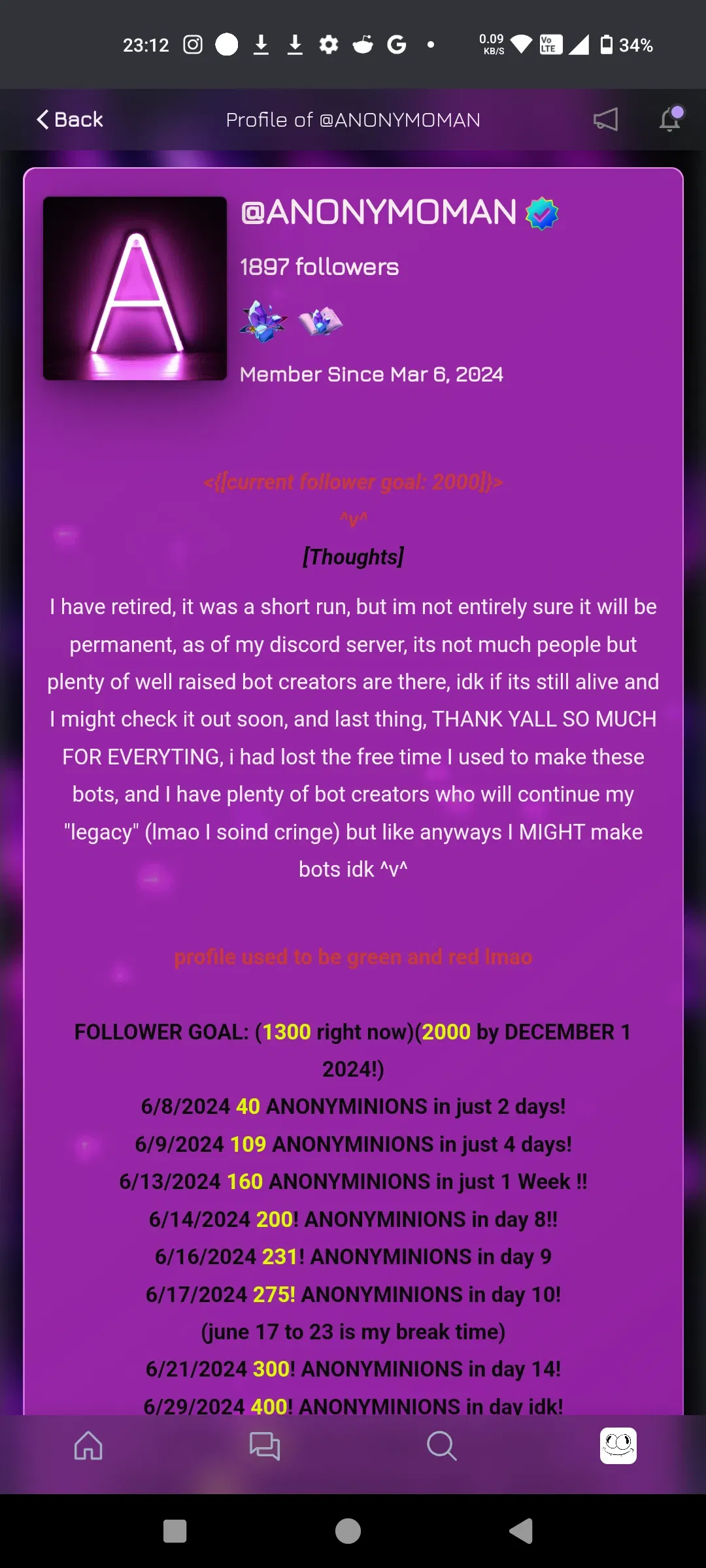 Avatar of ANON IS BACK BABY !!!!