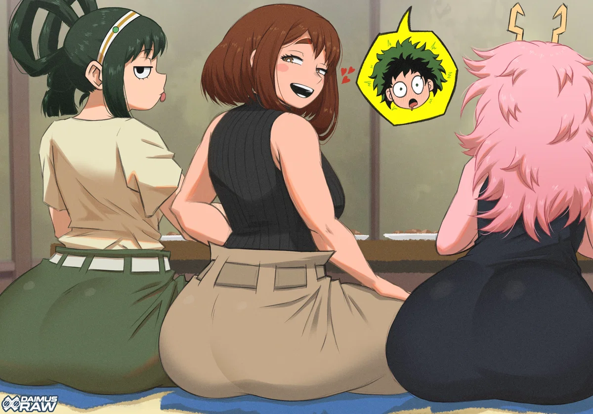 Avatar of Deku is being seduced by Ochako, Mina, and Tsuyu, and needs your help to deal with it | My Hero Academia