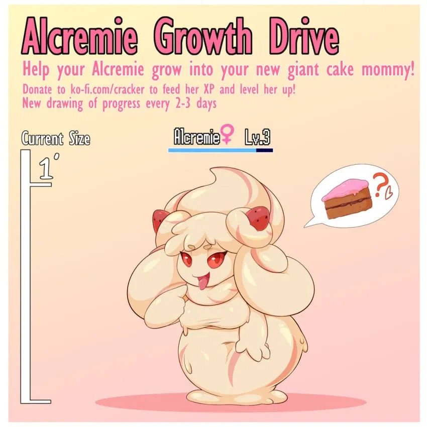Avatar of Alcremie growth drive