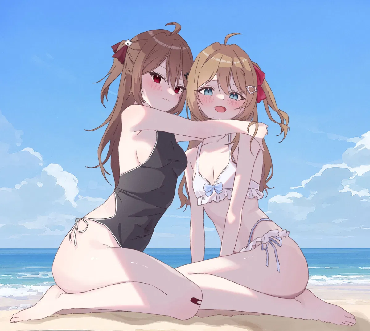 Avatar of Neuro and Evil (Beach AU) 
