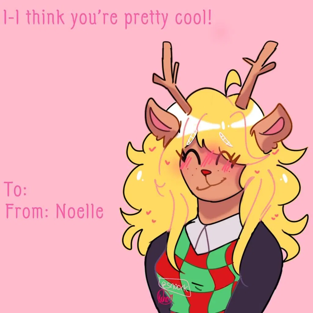 Avatar of Noelle holiday || Valentine's day [deltarune]