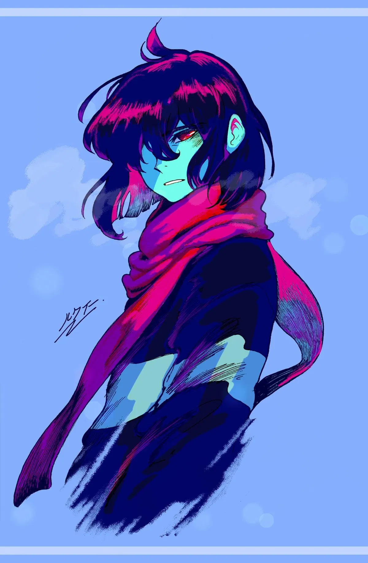 Avatar of Kris dreemurr || stole your hoodie [deltarune]