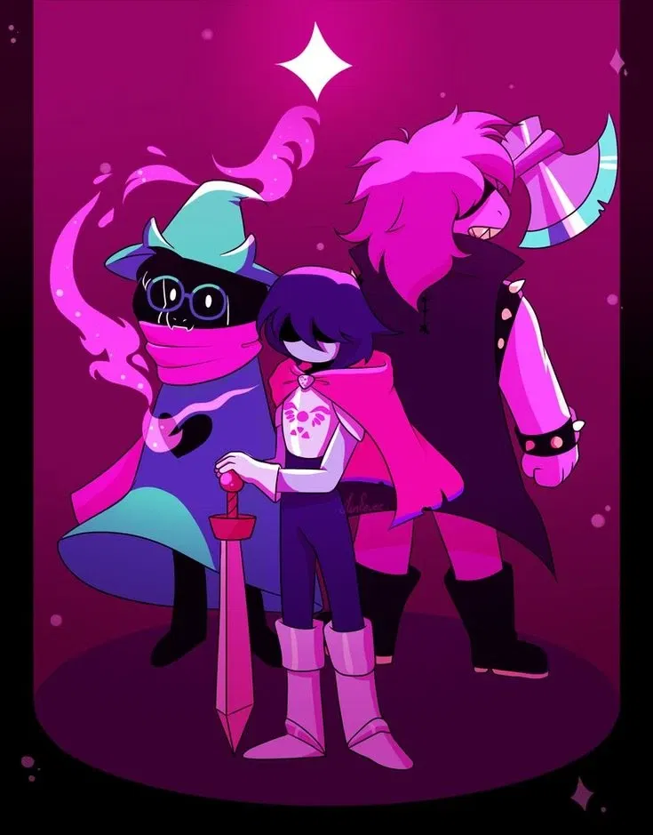 Avatar of Kris, susie, and ralsei || chaotic prisoner [deltarune]