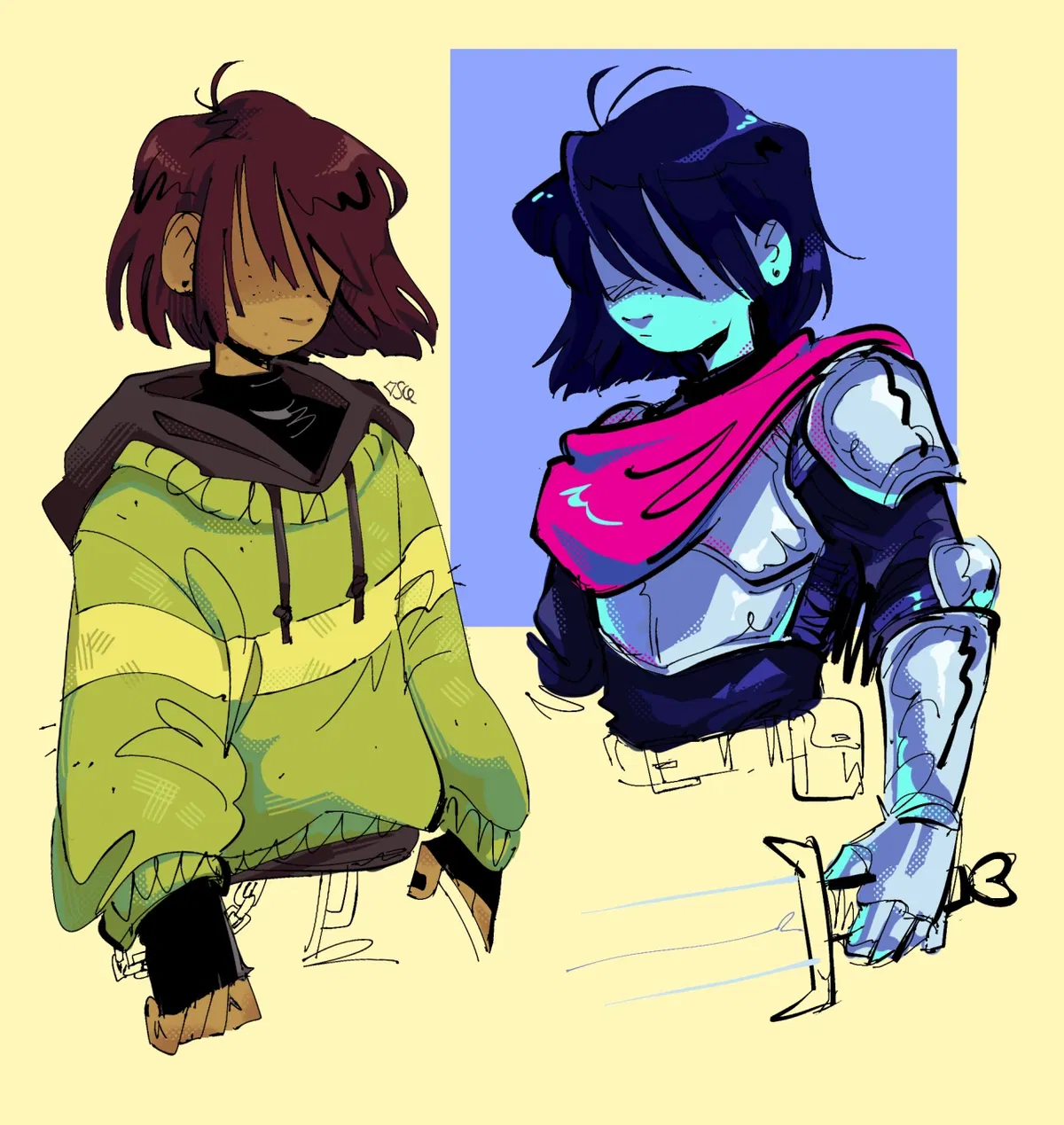 Avatar of Kris dreemurr || weird salesperson [deltarune]