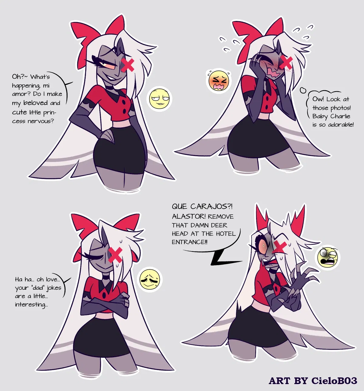 Avatar of Vaggie || overprotective girlfriend [hazbin hotel]